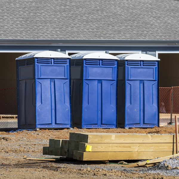 what is the maximum capacity for a single portable restroom in Gresham Nebraska